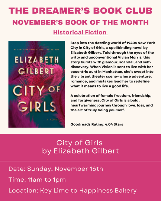 Book Club- November Meeting- Sunday the 16th